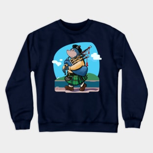 The Mole Of Kintyre Visits Davaar Island Crewneck Sweatshirt